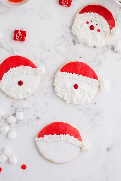 14 Easy Christmas Sugar Cookie Decorating Ideas » Lady Decluttered Christmas Sugar Cookie Decorating Ideas, Christmas Sugar Cookie Decorating, Sugar Cookie Decorating Ideas, Cherry Mice, Christmas Dessert Platter, Santa Claus Cookies, Christmas Sugar Cookies Easy, Cookie Decorating Ideas, Sugar Cookie Decorating