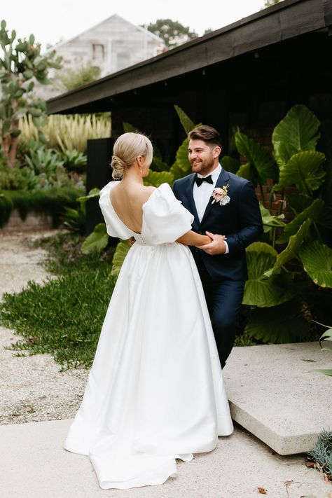 Camille Wedding Dress, Wedding Gown With Sleeves, Light Pink Bridesmaid Dresses, Nontraditional Wedding Dress, Together Journal, Karen Willis Holmes, Melbourne Wedding, A Line Wedding Dress, Wedding Photo Inspiration