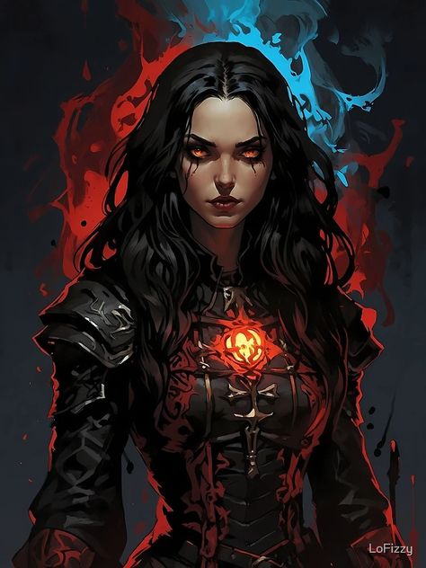 "Necromancer - Fantasy Digital Art" Poster for Sale by LoFizzy | Redbubble Necromancer Female, Necromancer Character Design, Fantasy Necromancer, Vampire Ideas, Fantasy Digital Art, Dark Aesthetics, Digital Art Poster, Mural Ideas, Art Poster Design