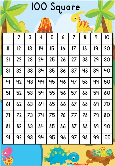 Let children enjoy numbers with our free, fun and brightly coloured “100 square” resources. Our wonderful “100 square” printables will help children with their addition, subtraction, multiplication and place value. Why not choose from over 7 different styles that are hand created to suit the different needs of your children? Free 100 Square – Printable […] The post Free 100 Square – Printable | Teaching resources appeared first on The Mum Educates. 1 To 100 Square, Number 1-100 Printable, How Many Squares Puzzle, Number Square 1-100, 100 Grid, Blank Number Chart 1-100 Free Printable, Online Math Games, Number Grid, Square Printables