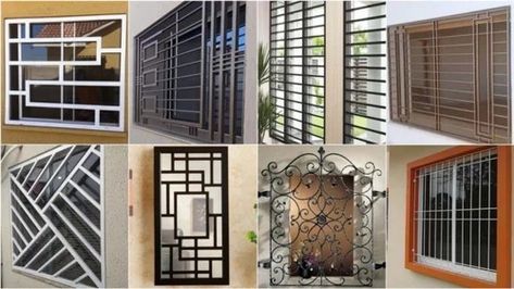 Window Grill Design Modern Ideas Home, Steel Grill Design, Iron Window Grill, Grill Designs, Window Grills, Modern Window Grill, Home Window Grill Design, Window Grill Design Modern, Minimalist Window