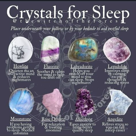 Crystals For Sleeping, Energy Stones Crystal Healing, Crystals For Sleep, Good Dreams, Natural Philosophy, Metaphysical Spirituality, Reiki Meditation, Energy Healing Spirituality, Orgone Energy