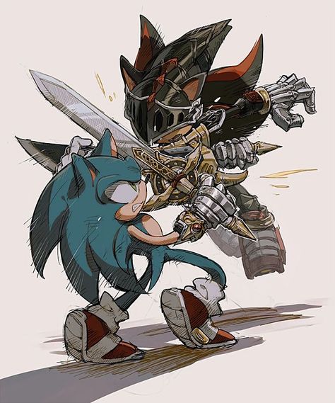 Sonic and Shadow Sonic Vs Shadow Art, Sonic Skyline, Sir Lancelot, Sonic Shadow, Sonic Fanart, Shadow Sonic, Shadow Images, Sonic Heroes, Silver The Hedgehog