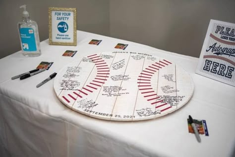 Baseball Theme Birthday Party Decorations, Baseball Graduation Centerpieces, Baseball Graduation Party, Baseball Birthday Centerpiece Ideas, Baseball Theme Table Decorations, Rookie Of The Year Table Centerpieces, Baseball Banquet, Baseball Table Centerpieces, Baseball Theme Graduation Party