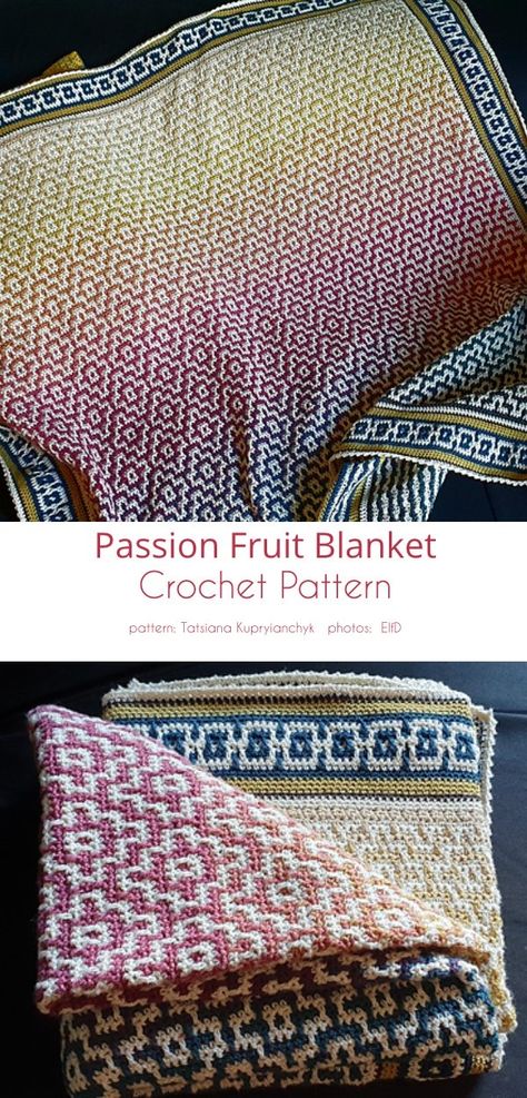 Mosaic Blanket Free Crochet Patterns Motifs Afghans, Mosaic Blanket, Crocheted Blankets, Confection Au Crochet, Blanket Crochet Pattern, Crochet Blanket Afghan, Tapestry Crochet Patterns, Manta Crochet, Crochet Patterns Free Blanket