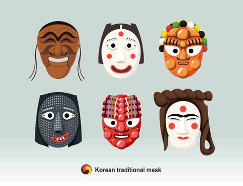 10 Best Korean Gifts And Souvenirs 2022 - Korea Truly Traditional Mask, Korean Mask, Andong, Theatre Masks, Easy Learning, Music Files, Korean Traditional, Art And Culture, Photo Images