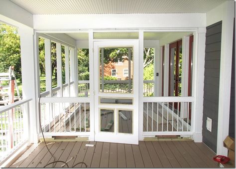 Closed Patio, Screened Porch Doors, Screened Front Porches, Screen Porches, Porch Kits, Screened Porch Designs, Screened In Deck, Back Porches, Building A Porch