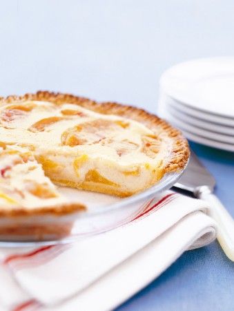 Sour Cream Peach Pie Recipe, Sour Cream Peach Pie, Cream Peach Pie, Best Peach Pie Recipe, Peach Tart Recipes, Sour Cream Pastry, Peach Pie Recipe, Cream Pastry, Homemade Sour Cream