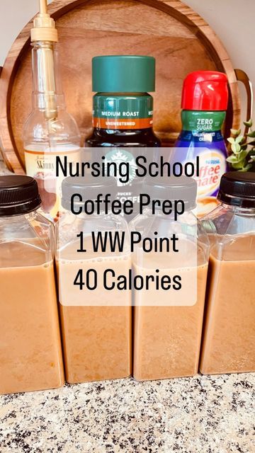 Low Point Coffee Drinks, Zero Point Coffee, Weight Watchers Iced Coffee Recipes, Ww Iced Coffee Recipes, Healthy Katie Ww, Ww Iced Coffee, Ww Coffee Recipes, Ww Coffee Creamer, Ww Coffee Drinks