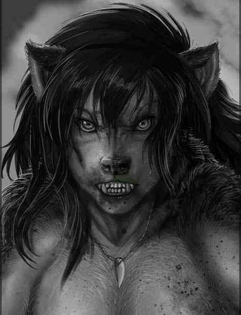 Transformation Art, Werewolf Drawing, Werewolf Girl, Female Werewolves, Content Types, Werewolf Aesthetic, Realistic Illustration, Wolf Artwork, Monster Book Of Monsters