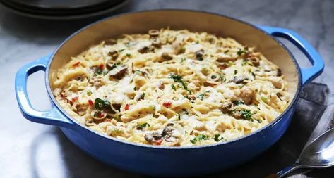 Tetrazzini recipe: A comforting way to use leftover chicken or turkey Easy White Sauce, Best Chicken Casserole, Chicken Tetrazzini Recipes, Chicken Tetrazzini, Parmesan Cream Sauce, Southern Kitchen, Southern Kitchens, Cooking Chicken To Shred, Leftover Chicken