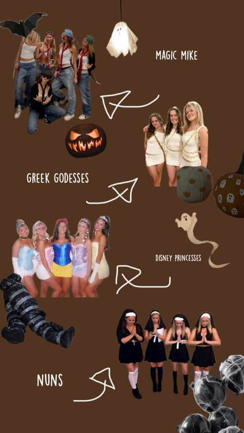 Easy Group Costumes, Halloween Group Costumes, Halloween Group, Magic Mike, Group Halloween Costumes, Group Costumes, Halloween Costume, Halloween Costumes, Disney Princess