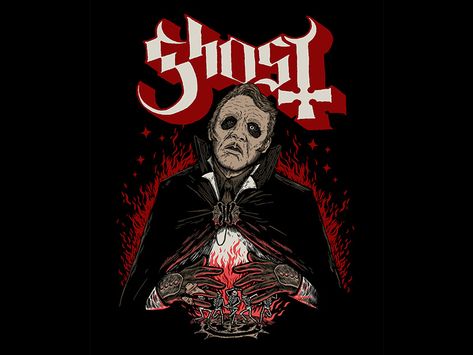 Ghost Cardinal, Dance Macabre, Ghost Banda, Ghost Tshirt, Ghost Art, Ghost Tattoo, Ghost Papa, Ghost Cartoon, Ghost Band