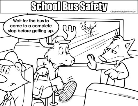 Getting Off Safety • Coloring School Bus Safety School Bus Safety Free Printable, School Bus Safety, Bus Safety, Bus Ideas, Kindergarten Worksheets, School Bus, Kindergarten, Coloring Pages, Education