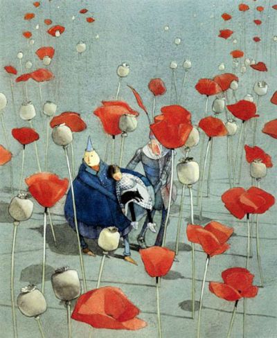 Lisbeth Zwerger poppies Oz Büyücüsü, Lisbeth Zwerger, Draw Tutorial, Illustration Mignonne, Arthur Rackham, The Wonderful Wizard Of Oz, Flowers Illustration, The Wizard Of Oz, Poppy Field