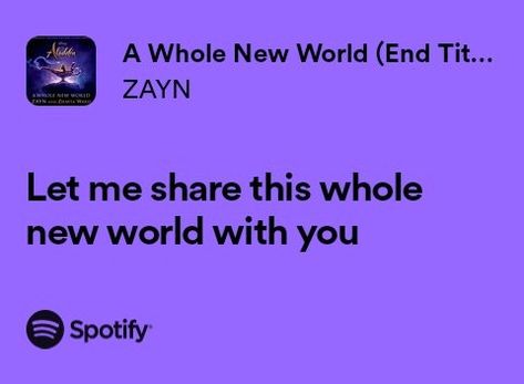 spotify lyrics A Whole New World Lyrics, Feyre Archeron, Part Of Your World, Spotify Lyrics, Age Gap, Whole New World, Slow Burn, A Whole New World, End Of The World