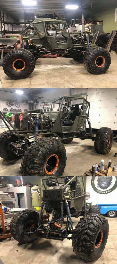 Rock Crawling Jeep, Rock Crawler Chassis, Mud Monster, Rock Bouncer, Build A Go Kart, Badass Jeep, Tube Chassis, Crate Motors, Rc Rock Crawler