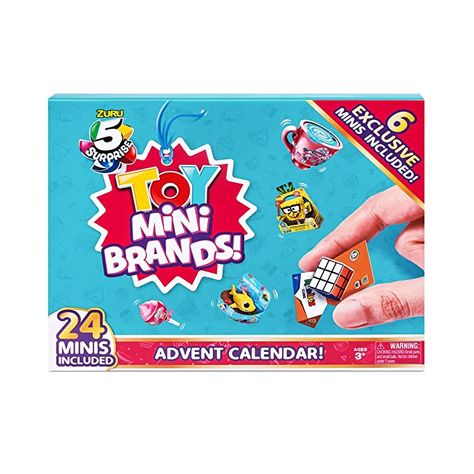 ​﻿​​﻿​﻿﻿Amazon.com : United Pacific Designs 7792: Zuru 5 Surprise Toy Mini Brands 24 Surprise Pack In Color Box : Toys & Games Dum Dums, Toy Advent Calendar, Toy Brands, Mini Toys, Mini Brands, Modern Packaging, Unboxing Experience, Ultimate Christmas, Doll Set