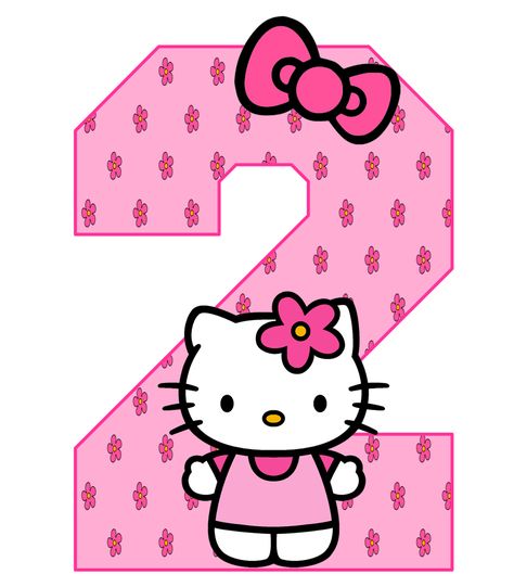 Hello Kitty Topper Printable, Hello Kitty Centerpieces, Hello Kitty Invitations, Images Hello Kitty, Hello Kitty Printables, Happy Birthday Png, Hello Kitty Cupcakes, Happy Birthday Template, Birthday Cake Topper Printable