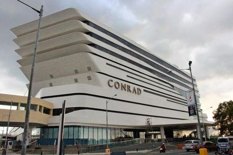 Conrad Manila of Hilton- Philippines- WOW Architects Conrad Hotel, Front View, Manila, Philippines, Architects, Multi Story Building, Hotel, Architecture, Building