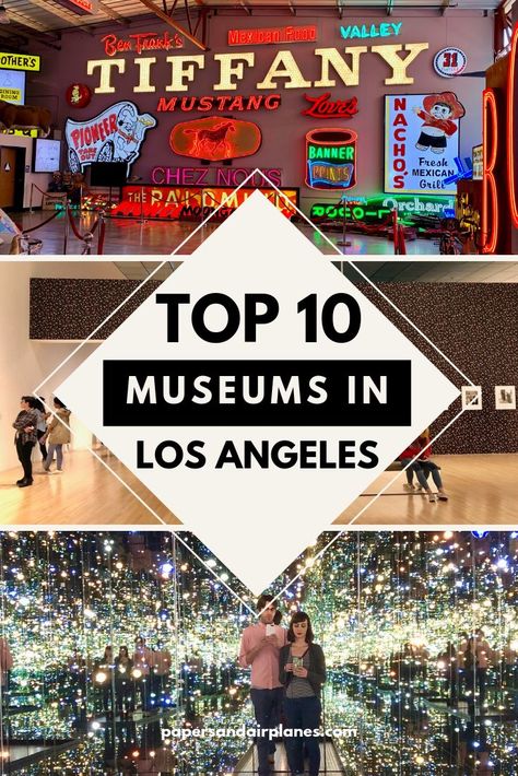 When you think of Los Angeles, Hollywood, beaches, and those signature palm trees probably come to mind. However, the City of Angels is also home to some amazing museums. From art and science to history and pop culture, there are a variety of museums to explore. Here are 10 of the best museums in (and near) Los Angeles. #losangeles #LA #california #museums #travel California Museums, Los Angeles Travel Guide, Photography Culture, California Life, Travel People, Los Angeles Museum, Los Angeles Hollywood, Canada Travel Guide, Los Angeles Travel