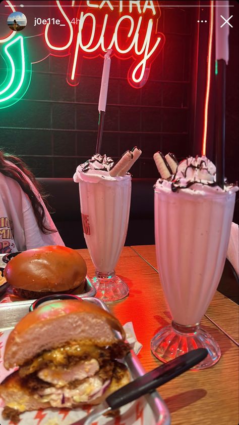 milkshake date Milkshake Date Aesthetic, Milkshake Snap, American Milkshake, Diner Milkshake, Milkshake Date, Milkshake Aesthetic, Chloe Core, Milkshake Shop, Spooky Summer