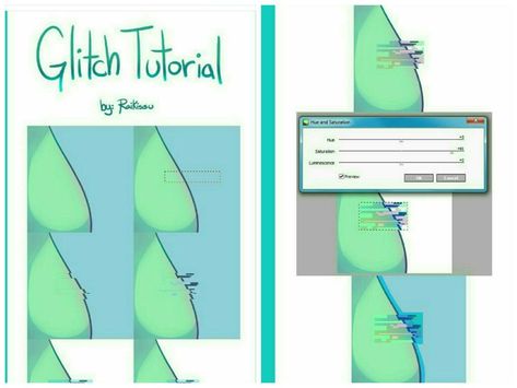 Glitch tuturial Glitch Tutorial Drawing, Glitch Drawing Reference, Glitch Effect Drawing Tutorial, Glitch Character Design, Glitch Reference, Glitch Effect Drawing, Anatomy Help, Drawing Guides, Palette Art