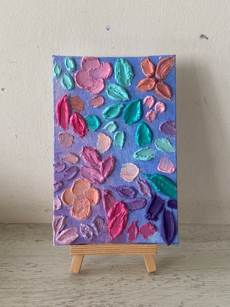 Acrylic Modeling Paste Painting, Modeling Paste Painting Acrylics, Paste Painting, Textured Acrylic Painting, Board Crafts, Acrylic Texture, Textured Acrylic, Acrylic Painting Flowers, Modeling Paste