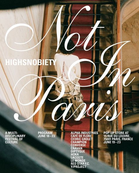 Highsnobiety on LinkedIn: Introducing our collaboration line-up for Not in Paris 🇫🇷

Together with… Parisian Design, Diptyque Paris, France Culture, Historical Newspaper, Y Project, Paris Theme, Pop Up Store, Pop Up Shop, Global Fashion