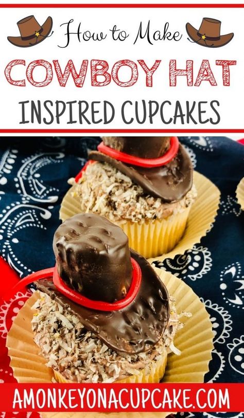 "Saddle up for our Cowboy Cupcakes 🤠🌵🧁 A delicious and themed treat that's perfect for Wild West parties and gatherings!" Simple Vanilla Cake Recipe, Simple Vanilla Cake, Cowboy Cupcakes, Yellow Cake Mix Recipes, German Chocolate Cupcakes, Yellow Foods, Vanilla Cake Recipe, Box Cake Mix, German Chocolate