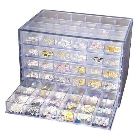 PRICES MAY VARY. ★Suitable for storing all kinds of nail accessories, such as drilling, laser films, pearls, dried flowers, shell powder, false eyelashes, ear ring, necklace etc ★Five layers, 120 grids and Drawer design, Empty, Removable, easy to take put or put in, Transparent material lets you easily identify contents of each compartment ★Dimensions: Approx.21.5 x 14.5 x 15.0cm/8.5 x 5.7 x 5.9 inch ★Perfect for accommodating and organizing makeup products and those of your small stuff ★It can Clear Acrylic Jewelry Organizer, Jewellery Organizer, Acrylic Storage, Display Tray, Transparent Nails, Bead Storage, Plastic Organizer, Clear Box, Storage Display