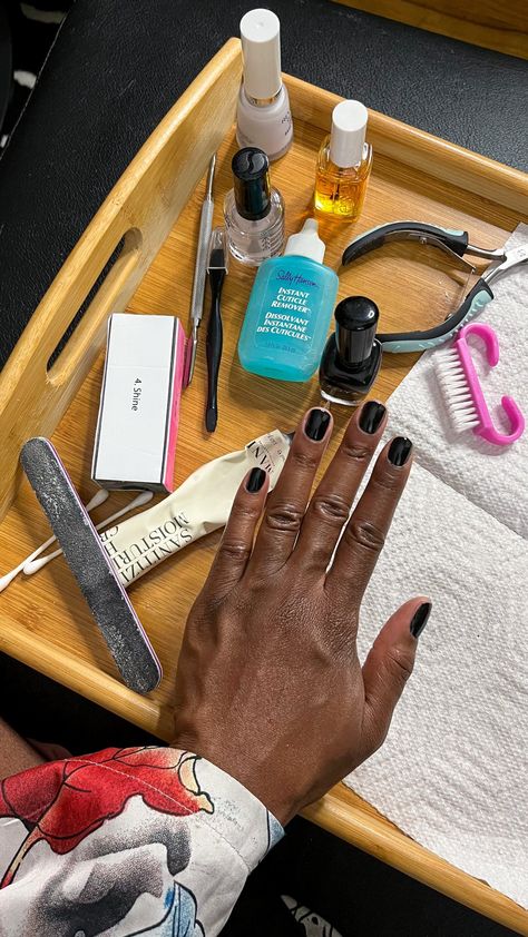 Nail Day Aesthetic, Maintenance Routine Aesthetic, At Home Manicure Aesthetic, Beauty Maintenance Aesthetic, Nails At Home Aesthetic, Self Maintenance Aesthetic, High Maintenance Routine, Painting Nails Aesthetic, Nail Care Aesthetic