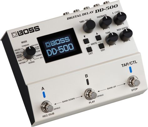 BOSS - DD-500 | Digital Delay Vintage Filters, Delay Pedal, Guitar Effects Pedals, Guitar Pedals, Apple Mac, Guitar Effects, Microsoft Windows, Effects Pedals, Sound Quality