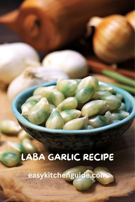 Laba Garlic Recipe Laba Garlic, Types Of Vinegar, Garlic Recipe, Garlic Rice, Kitchen Guide, Garlic Recipes, Rice Vinegar, Taste Buds, Vegan Gluten Free