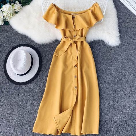 Night Dresses, 1st Night, Dress With Tie, Women Long Dresses, Fashion Woman, Carp, Dress Fashion, Chiffon Dress