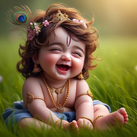 Janmashtami Kanha Photo, Childhood Krishna Images, Kanha Radha Ji Images, Bal Krishna Paintings, Krishna Baby Photo, Cute Bal Krishna Hd Wallpaper, Bal Krishna Photo Cute, Krishna Baby Images, Kanha Ji Images For Wallpaper