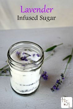 Lavender infused sugar is a quick and tasty way to preserve summer's flavor for creative winter cooking. Lavender Sugar, Infused Sugar, Edible Flowers Recipes, Lavender Recipes, Winter Cooking, Flavored Salts, Seasonal Living, Flavored Sugar, Homemade Seasonings