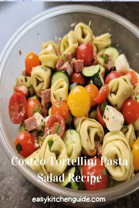 Last Updated on October 6, 2023 Costco’s tortellini pasta salad is a delightful medley of flavors and textures that has become a fan favorite for its delicious taste and easy preparation. This recipe takes the classic Italian pasta salad to new heights, featuring cheese-filled tortellini as the star of the dish.  The tortellini, with its ... <a title="Costco Tortellini Pasta Salad Recipe – Easy Kitchen Guide" class="read-more" href="https://easykitchenguide.com/costco-tortell... Costco Tortellini Pasta Salad, Tortellini Pasta Salad Recipes, Tortellini Pasta Salad, Tri Color Pasta, Costco Meals, Pasta Salad With Tortellini, Tortellini Pasta, Tortellini Salad, Easy Pasta Salad Recipe