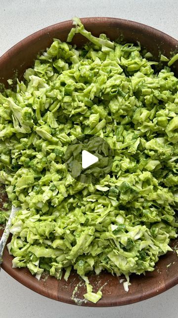 Green Godesses Salad Recipe, Green Goddess Salad, Goddess Salad, 2024 Green, Cabbage Salad Recipes, Vegan Parmesan Cheese, Plant Based Cookbook, Low Carb Salad, Fun Salads