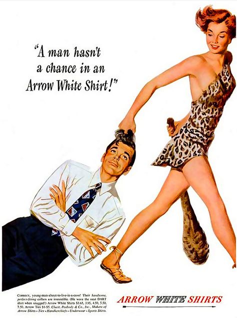 ... hasn't a chance! Funny Vintage Ads, Steampunk Women, White Shirt Men, Old Advertisements, Retro Advertising, Retro Ads, Gender Equality, Old Ads, Poster Retro