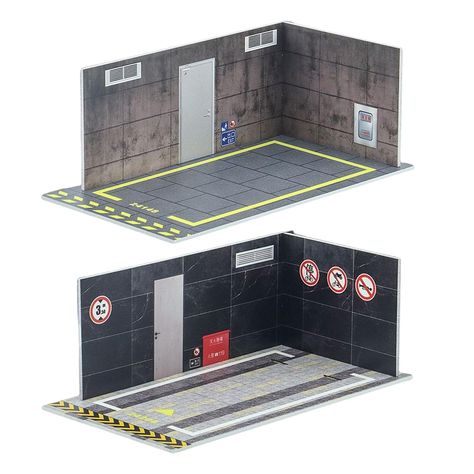 PRICES MAY VARY. 1/24 scale simulation car parking lot model scene.(Not Include Car Model) Made of PVC material, thickness is 3mm, durable and eco friendly, easy to assemble. Function: suitable for display and storage of 1:2 model. Great gift just beginning a collection and car model lovers. It can be used for car model display, display case, decorative ornaments. Description:   - 1/24 scale simulation car parking lot model scene.(Not Include Car Model)  - Made of PVC material, thickness is 3mm, Diy Car Garage, Car Model Display, Diecast Cars Display, Cardboard Crafts Kids, Model Diorama, Hot Wheels Display, Model Train Accessories, Garage Parking, Model Display