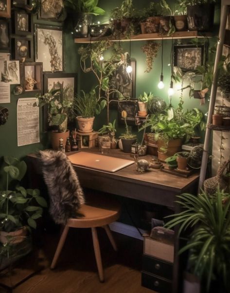 Rock Room, Plant Room, Living Kitchen, Ideas Hogar, Plants Decor, Work Station, Room With Plants, Dream House Interior, Bedroom Aesthetic