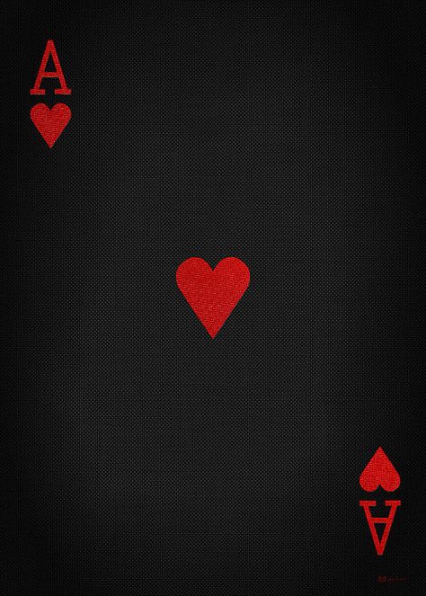 Red Cards Wallpaper, Black And Red Art, Black And Red Wallpaper, Card Wallpaper, Red And Black Background, On Black Canvas, Red And Black Wallpaper, Dark Red Wallpaper, Ace Card