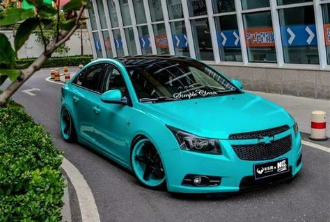 Love the Color! Chevy Cruze Custom, 2016 Mustang Gt, Chevrolet Sail, Chevrolet 2017, General Motors Cars, 2012 Chevy Malibu, Car Interior Diy, Honda Jazz, Chevrolet Sonic