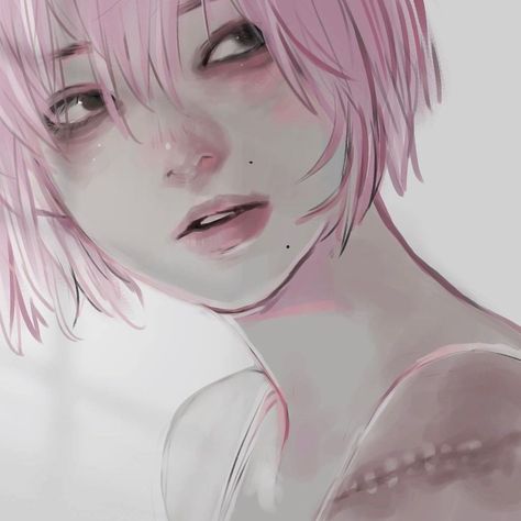 Anime Semi Realism, Pink Hair Pfp, Anime Wallpapers Aesthetic, Semi Realism, Pfp Anime, Anime Wallpapers, Icon Pfp, Awesome Anime, Art Block