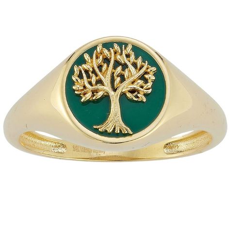 Accessorize in style with this LUMINOR GOLD 14k Gold Enamel Tree Of Life Signet Ring. Click on this JEWELRY & WATCHES GUIDE to learn about fit, styles, materials and more! Accessorize in style with this LUMINOR GOLD 14k Gold Enamel Tree Of Life Signet Ring. Click on this JEWELRY & WATCHES GUIDE to learn about fit, styles, materials and more! FEATURES Width: 1.5 mm - 10 mm Shank style: stackable Nickel free Metal: 14k gold Plating: 14k gold Finish: polished Packaging: velvety pouch Imported Size: Green Enamel, Vibrant Green, Gold Enamel, Life Design, Stackable Rings, Signet Ring, Tree Of Life, Gold Plating, Gold Finish