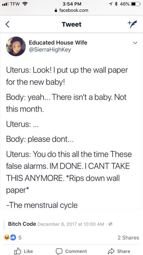 Menstruation Humor, Period Jokes, Period Humor, Some Funny Jokes, Funny Relatable Quotes, Really Funny Memes, Funny Tweets, Funny Me, Funny Stories