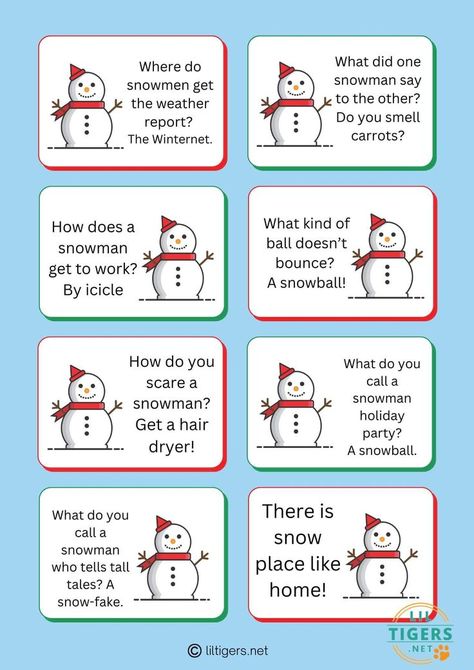 101 Clean Snowman Jokes Snowman Jokes, Hello January Quotes, Jokes Clean, Winter Jokes, Christmas Jokes For Kids, Ladybug Quotes, Hello February Quotes, Free Printables For Kids, Lunchbox Jokes