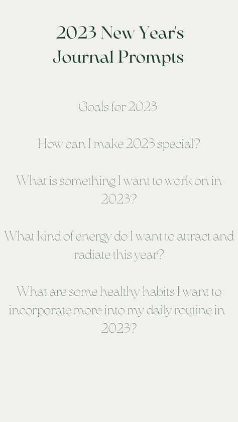 Journalist Ideas, New Year's Goals, Goals 2023, Mindfulness Journal Prompts, Journal Questions, Goal Journal, New Year Goals, Scrapbook Book, Writing Therapy