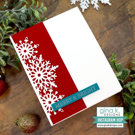 Gina K Designs Cards, Sparkling Christmas, Gina K Designs, Gina K, Christmas Scrapbook, Cards Ideas, Follow My Instagram, Card Making Techniques, Winter Cards